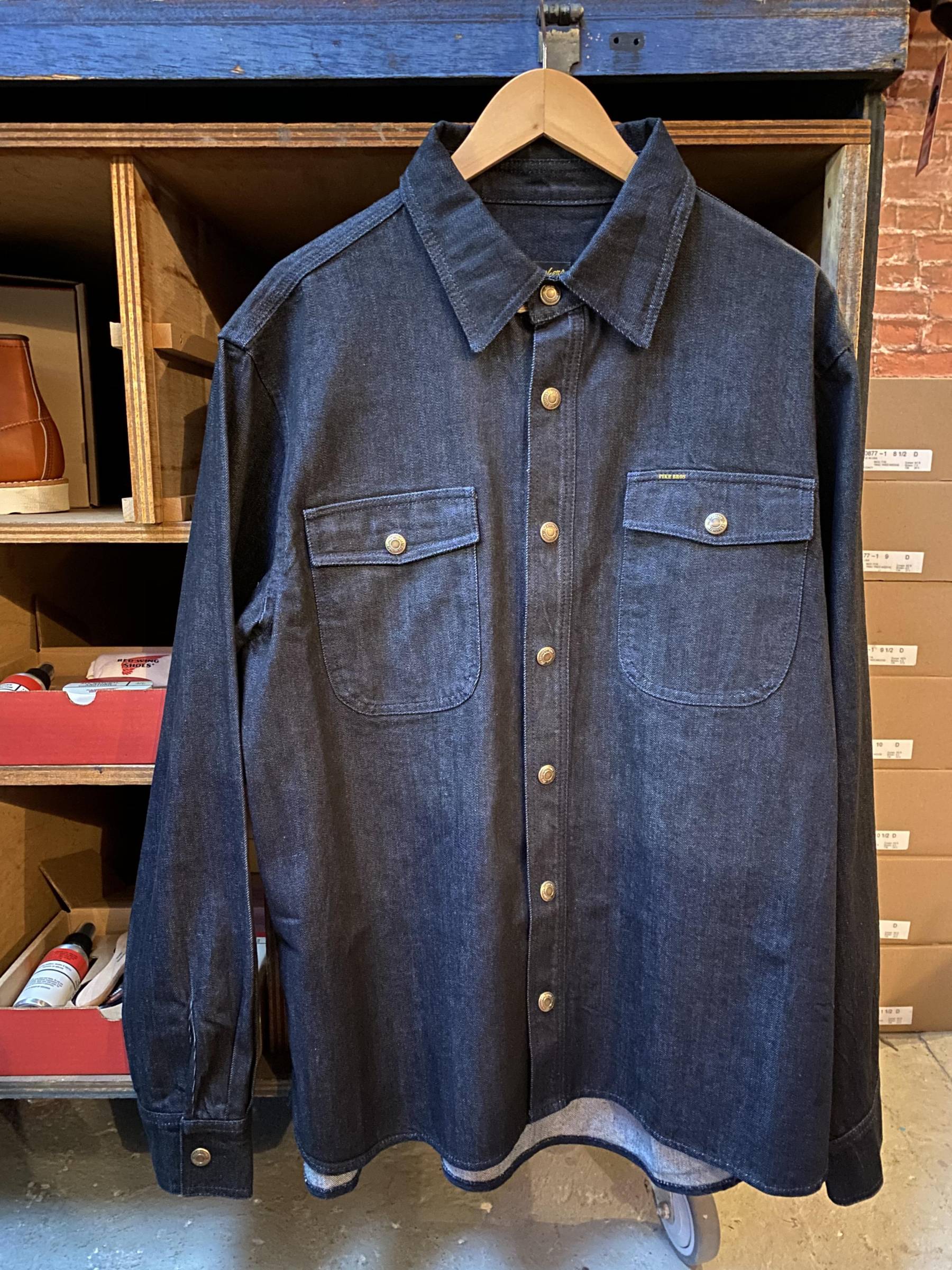 1943 CPO SHIRT DENIM 12 oz / PIKE BROTHERS