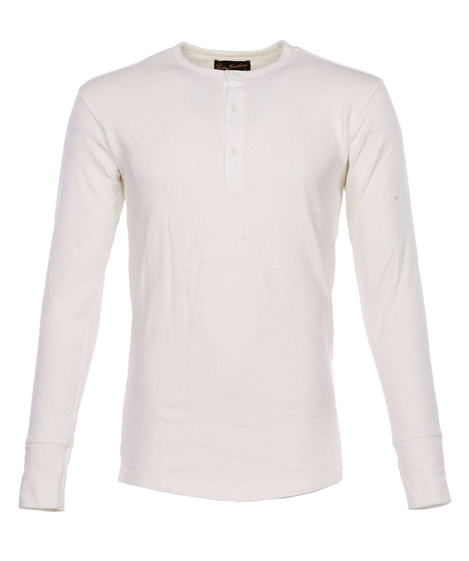 1954 Henley Utility Shirt LS Blanc / PIKE BROTHER 